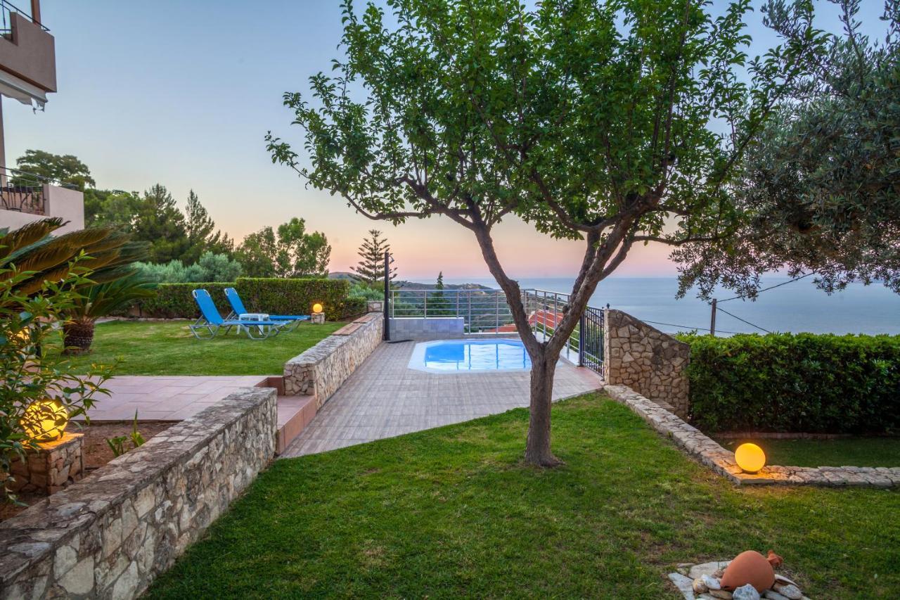 Panorama Traditional House With Private Pool Rodhiá Esterno foto