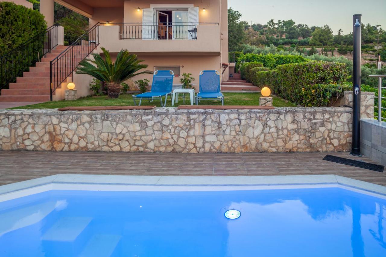 Panorama Traditional House With Private Pool Rodhiá Esterno foto
