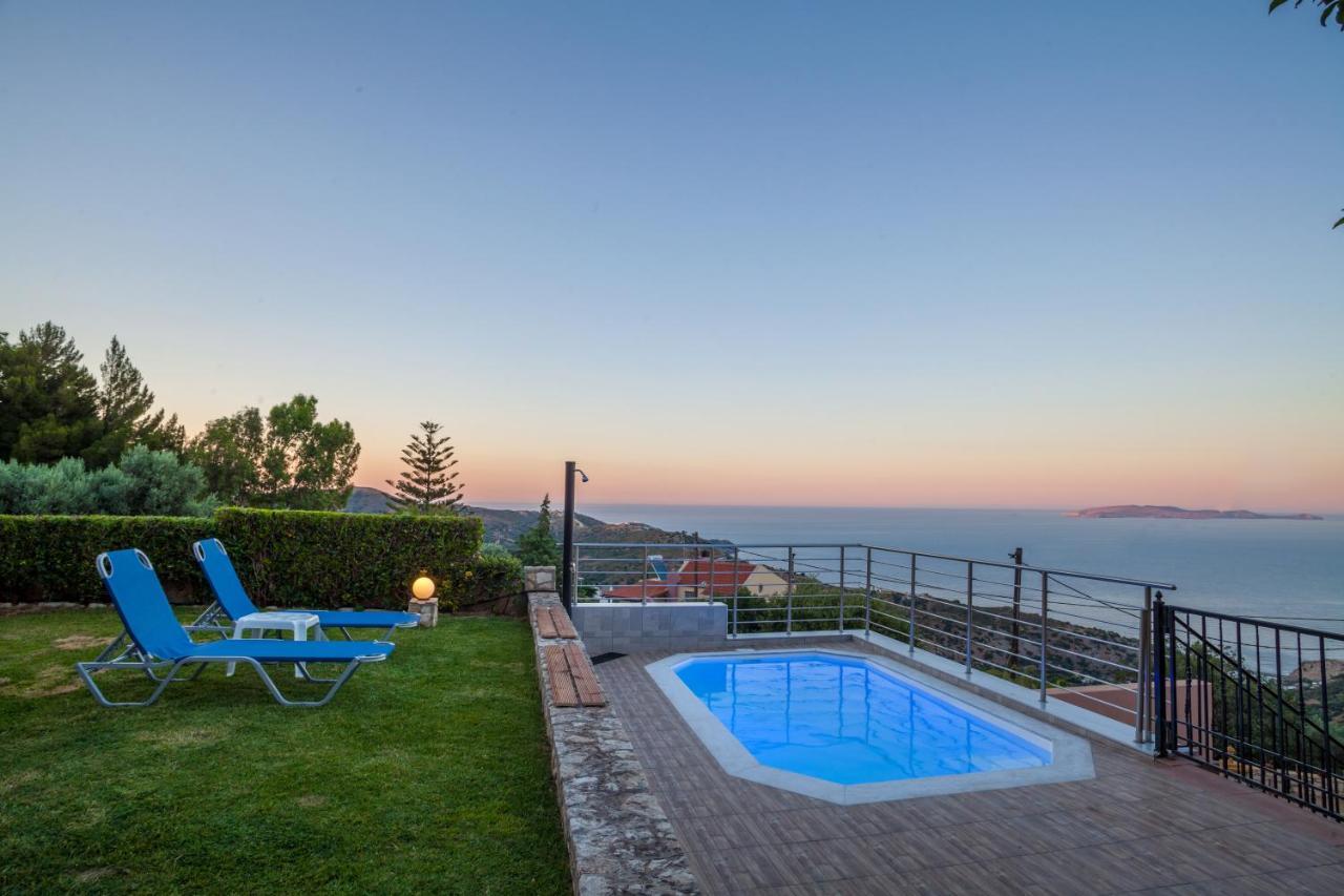 Panorama Traditional House With Private Pool Rodhiá Esterno foto
