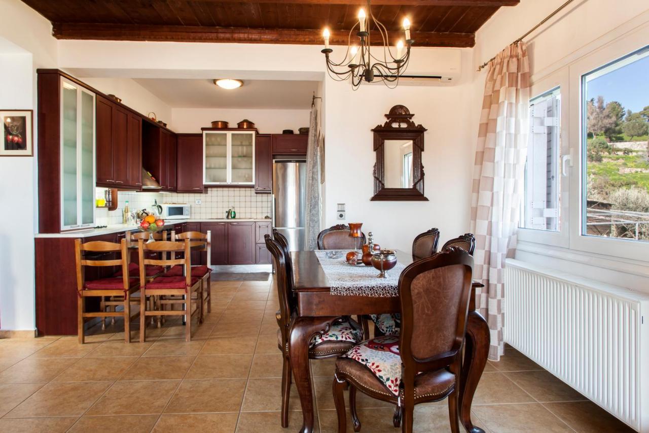 Panorama Traditional House With Private Pool Rodhiá Esterno foto